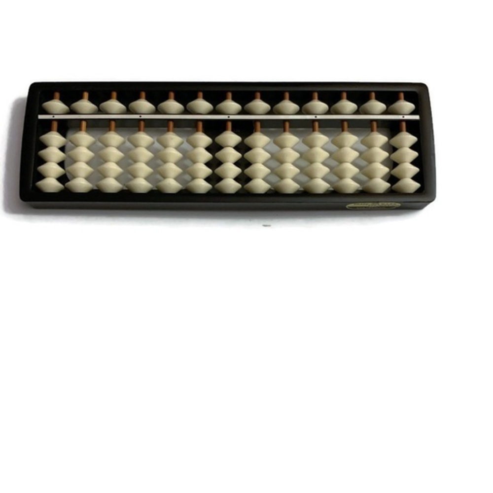 Japanese Daruma Abacus Plastic  7.5 X 2.25.